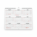 US Half Year Calendar showing 6-month grid layout with US holidays